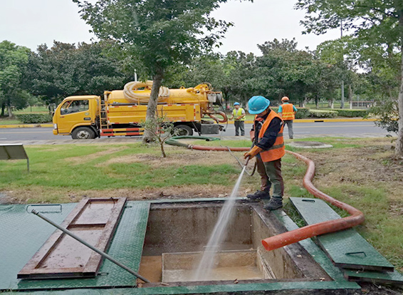 调楼镇化油池清理